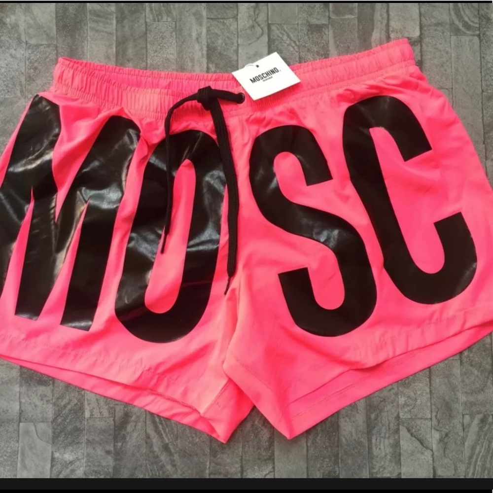 Moschino swim trunks. Brand new never worn